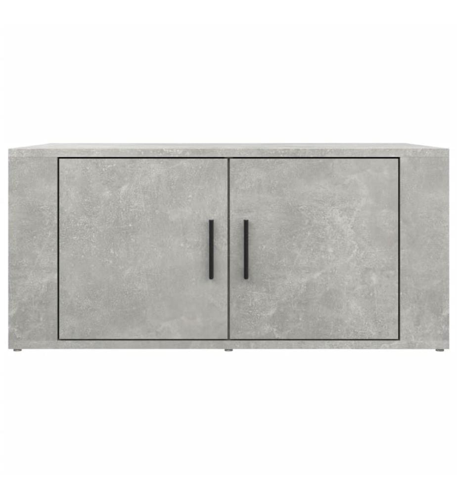 Couchtisch Betongrau 80x50x36 cm Holzwerkstoff