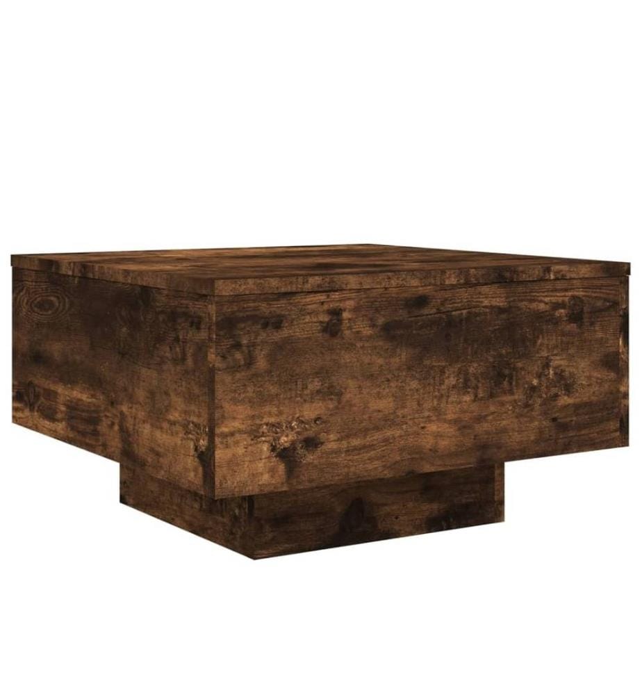 Couchtisch Räuchereiche 55x55x31 cm Holzwerkstoff