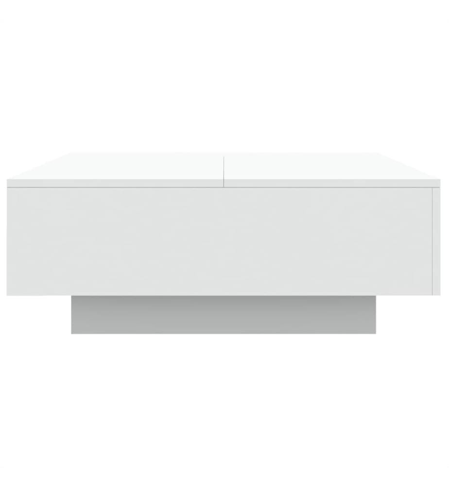 Couchtisch Weiss 80x80x31 cm Holzwerkstoff
