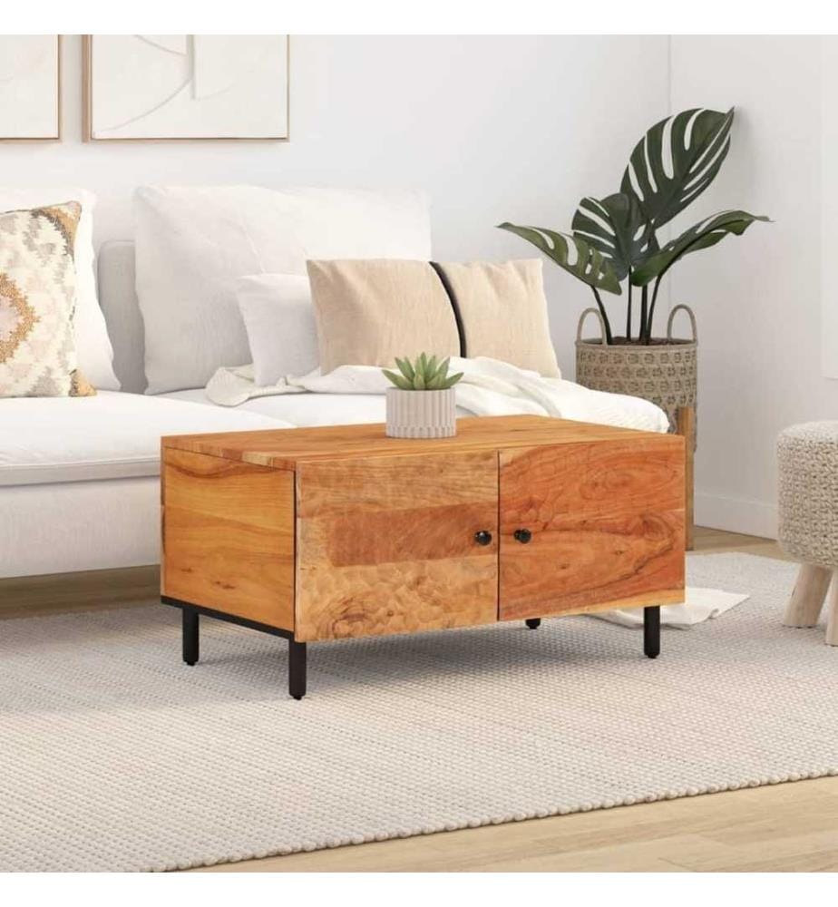 Couchtisch 80x50x40 cm Massivholz Akazie