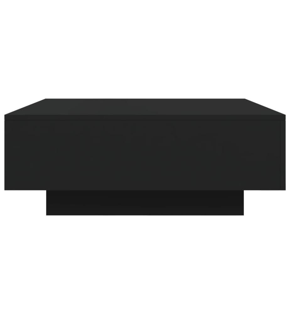 Couchtisch Schwarz 80x80x31 cm Holzwerkstoff