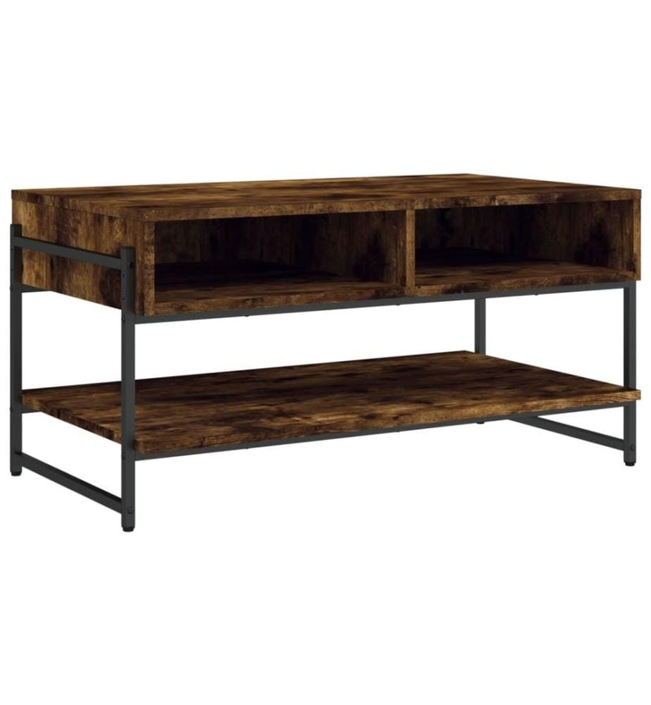 Couchtisch Räuchereiche 90x50x45 cm Holzwerkstoff
