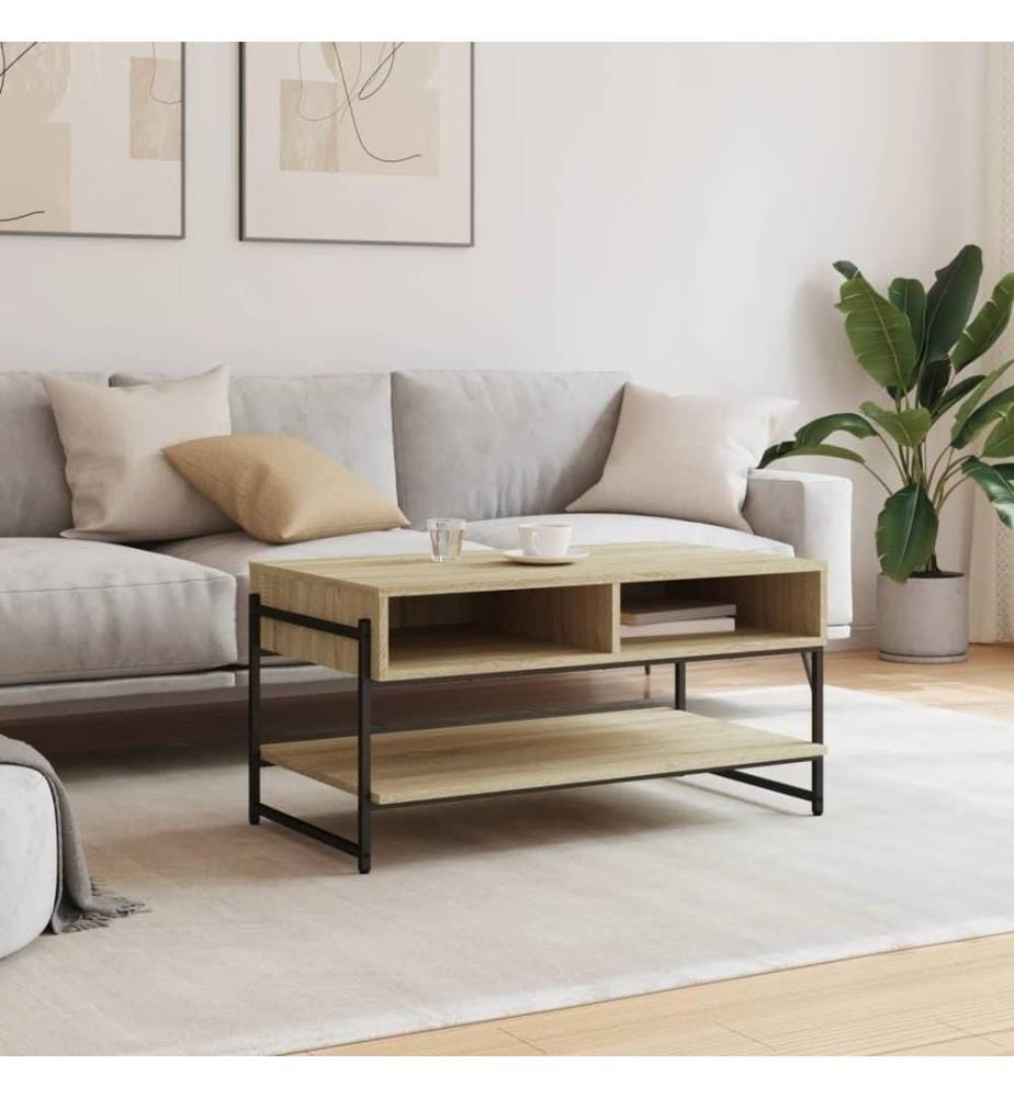 Couchtisch Sonoma-Eiche 90x50x45 cm Holzwerkstoff