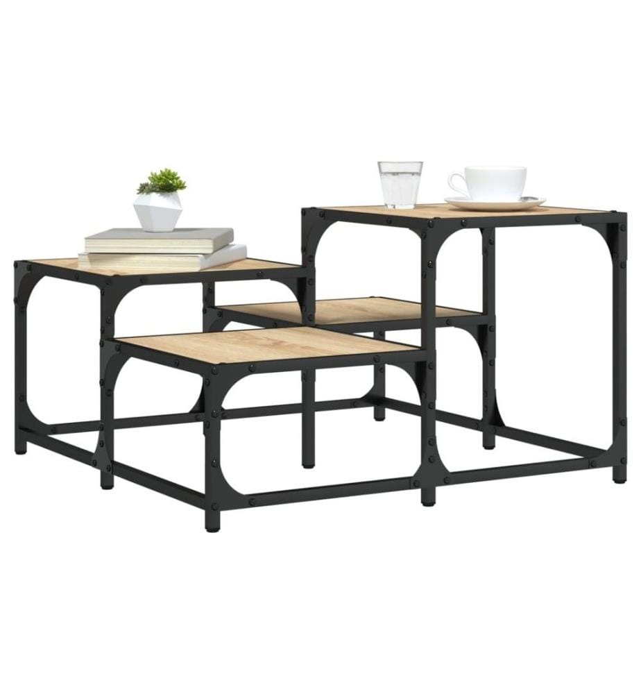 Couchtisch Sonoma-Eiche 68x68x40 cm Holzwerkstoff