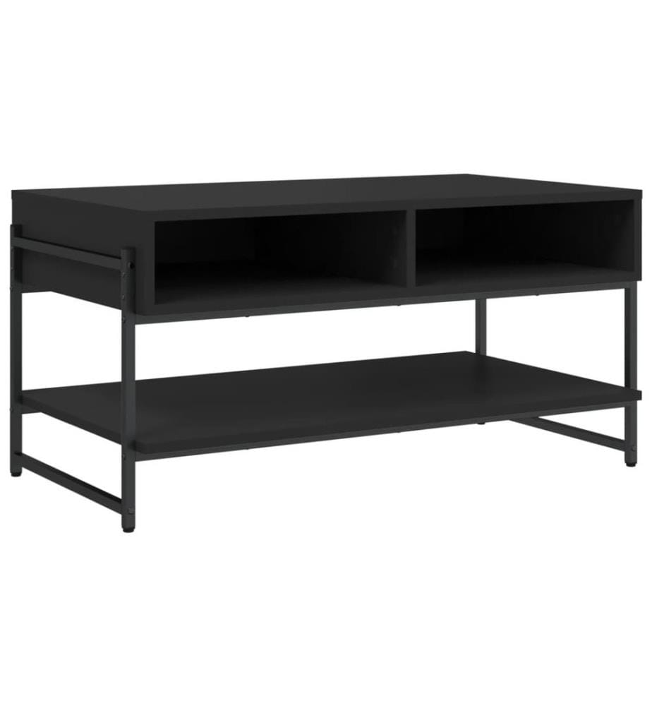 Couchtisch Schwarz 90x50x45 cm Holzwerkstoff