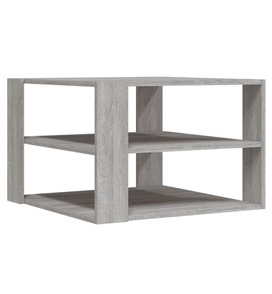 Couchtisch Grau Sonoma 59,5x59,5x40 cm Holzwerkstoff
