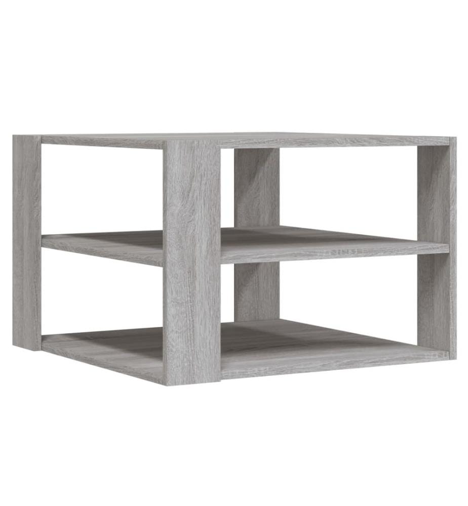 Couchtisch Grau Sonoma 59,5x59,5x40 cm Holzwerkstoff