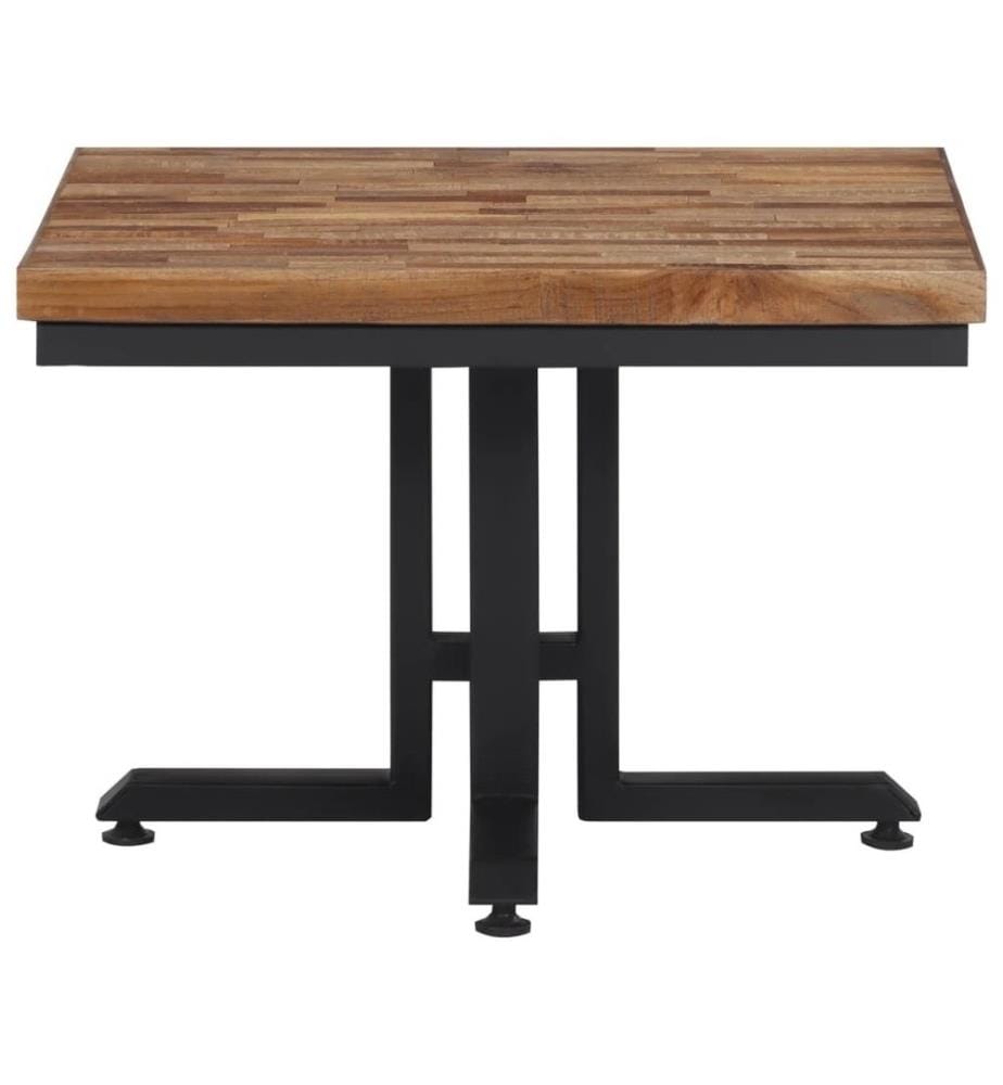 Couchtisch 55x55x40 cm Recyceltes Massivholz Teak