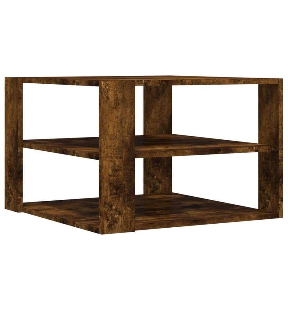 Couchtisch Räuchereiche 59,5x59,5x40 cm Holzwerkstoff