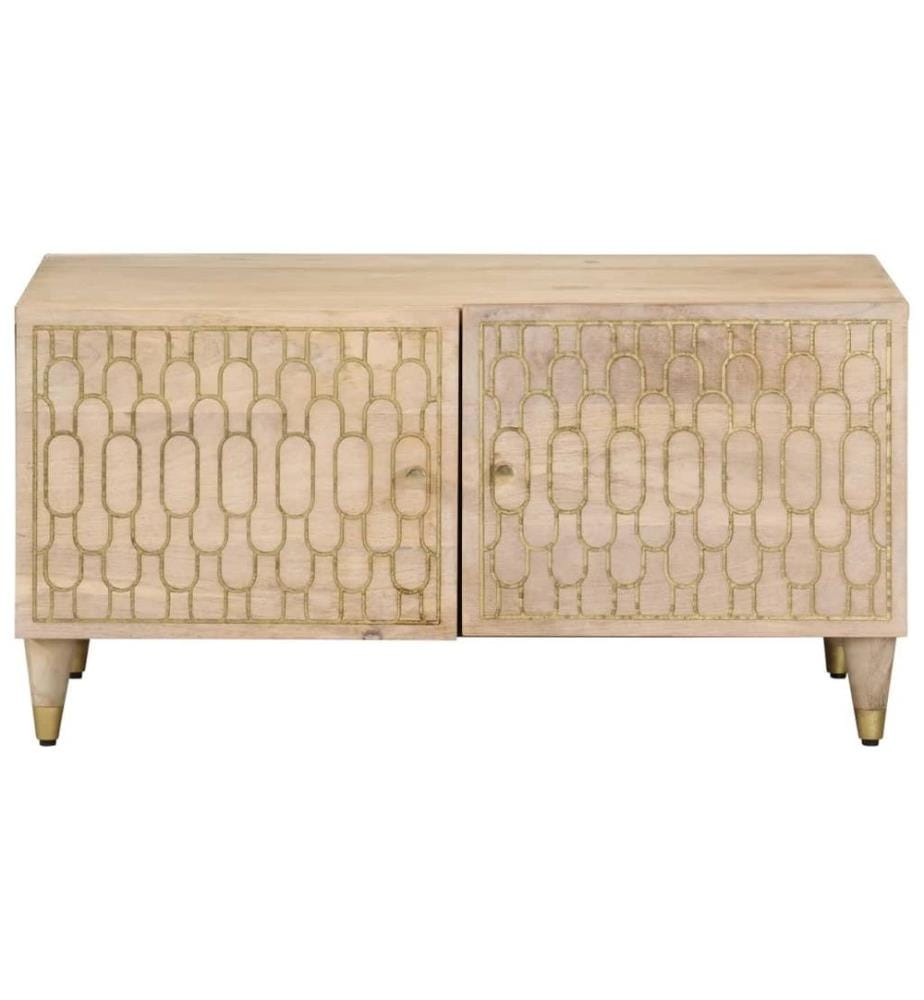 Table basse 80x50x40 cm bois de manguier massif