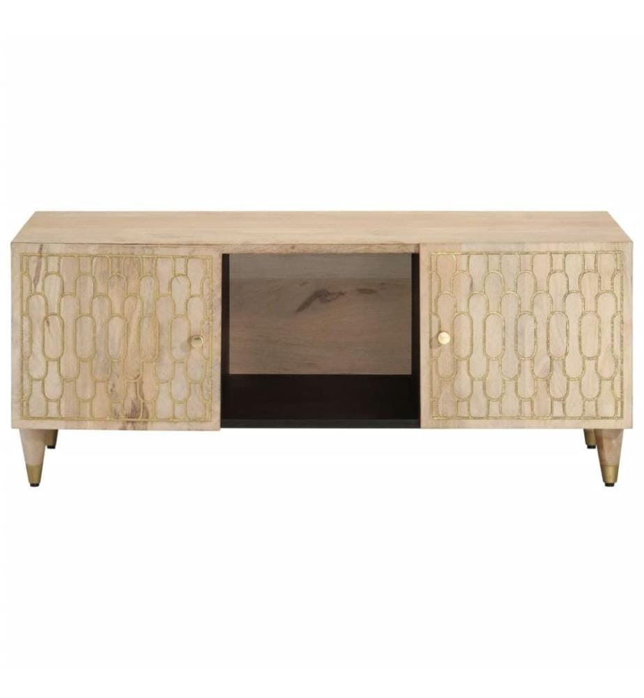 Table basse 100x54x40 cm bois de manguier massif