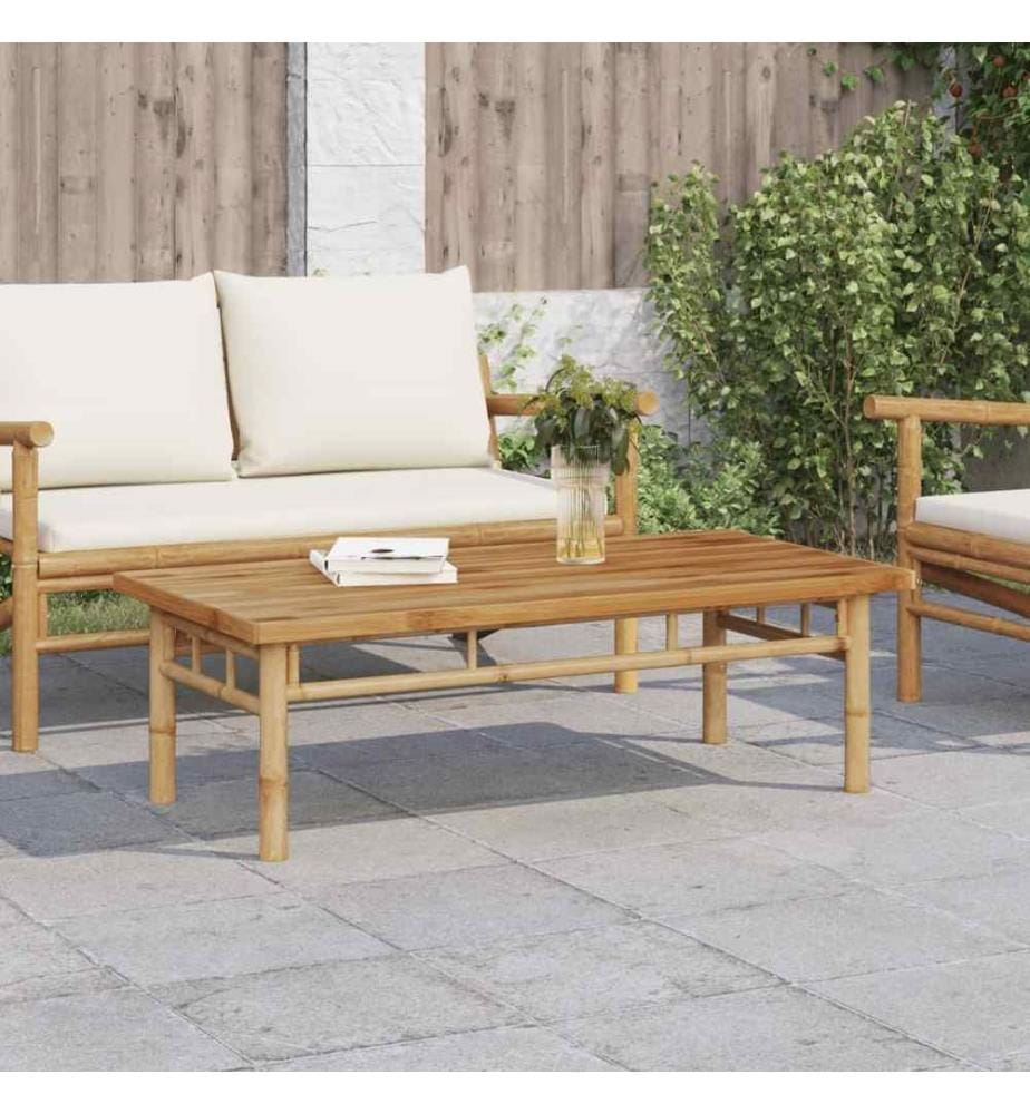 Table basse 110x55x35 cm bambou