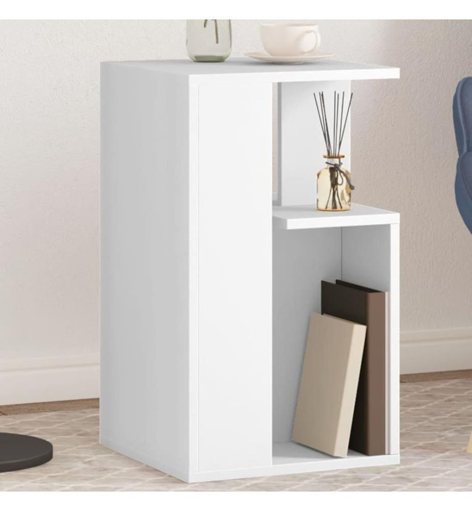 Beistelltisch Weiss 35x35x60 cm Holzwerkstoff