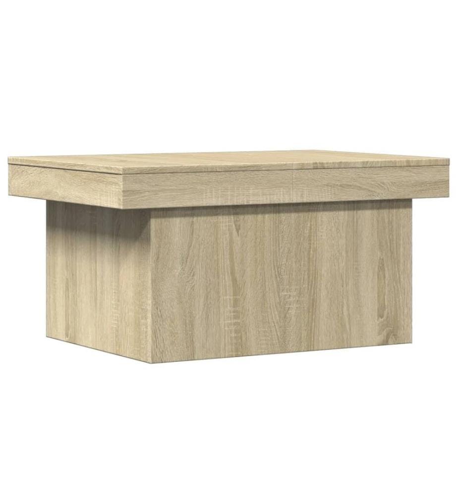 Couchtisch Sonoma-Eiche 80x55x40 cm Holzwerkstoff