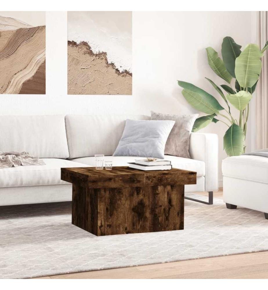 Couchtisch Räuchereiche 100x55x40 cm Holzwerkstoff