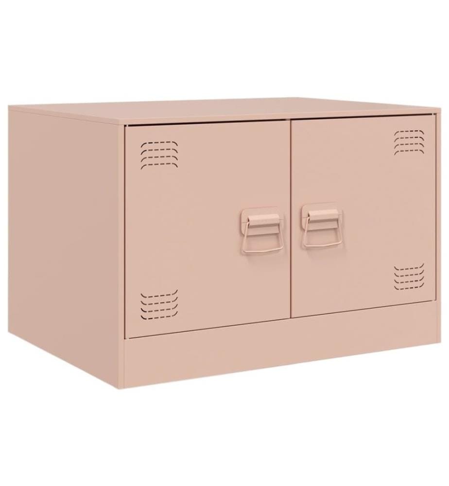 Couchtisch Rosa 67x50x44 cm Stahl