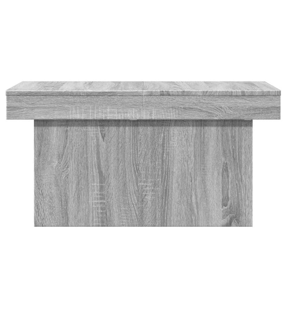 Couchtisch Grau Sonoma 80x55x40 cm Holzwerkstoff