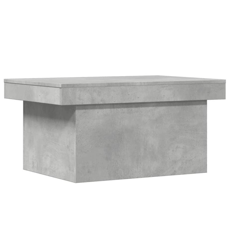 Couchtisch Betongrau 80x55x40 cm Holzwerkstoff