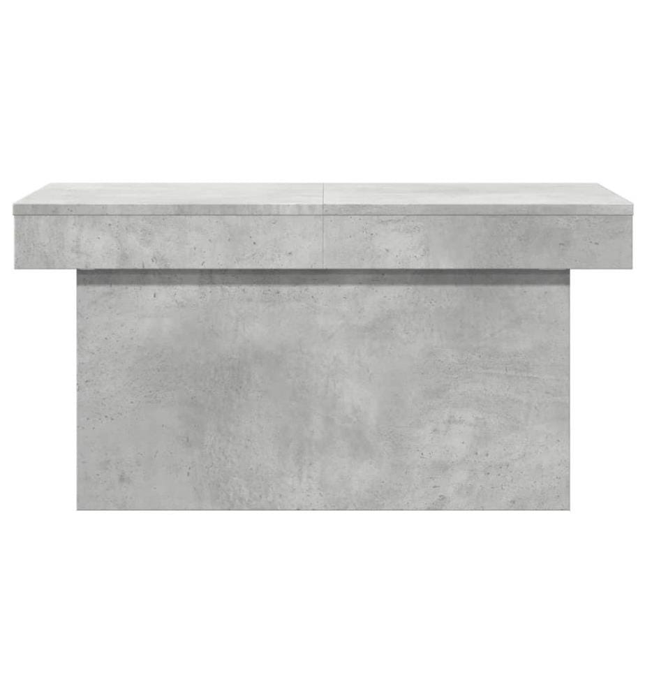 Couchtisch Betongrau 80x55x40 cm Holzwerkstoff