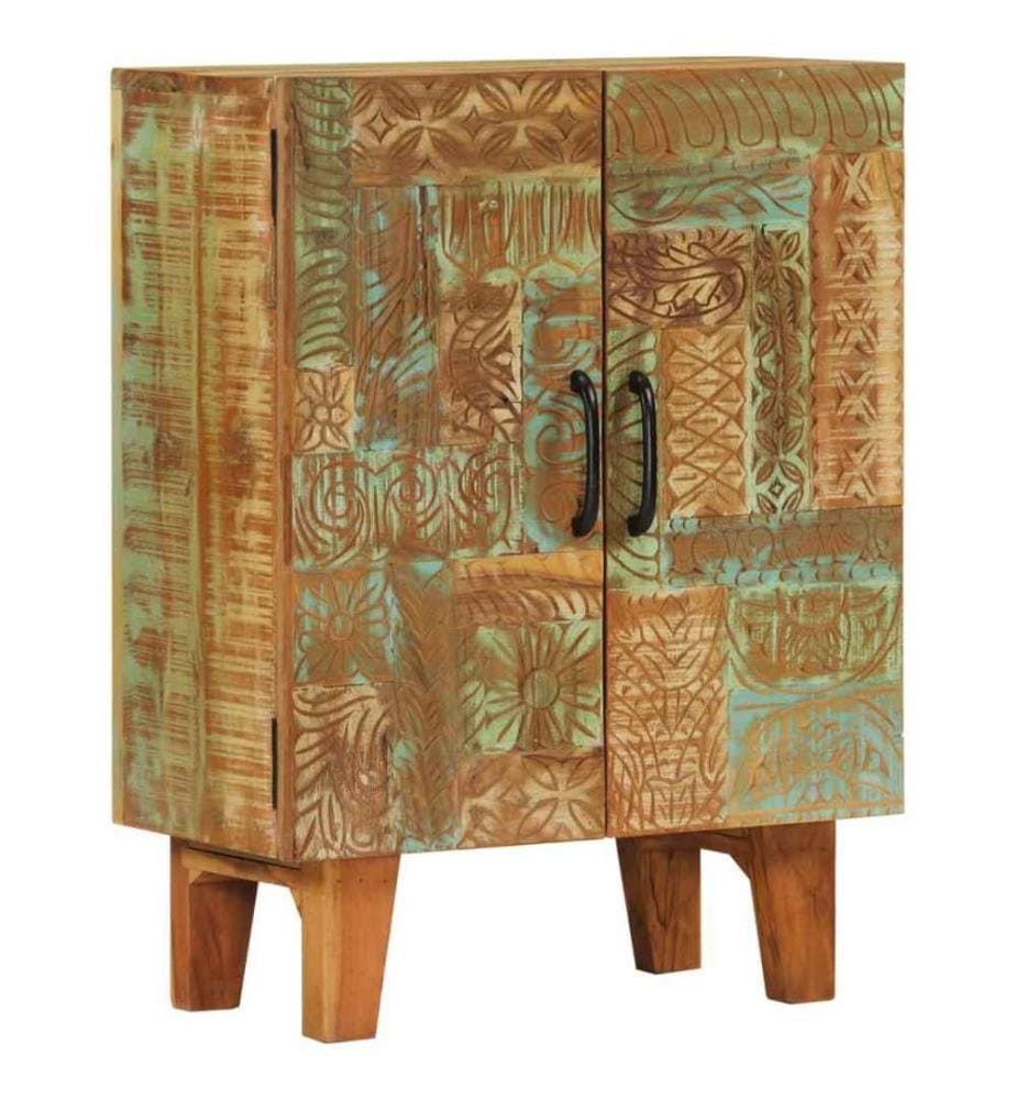 Sideboard Handgeschnitzt 55x30x75 cm Altholz Massiv