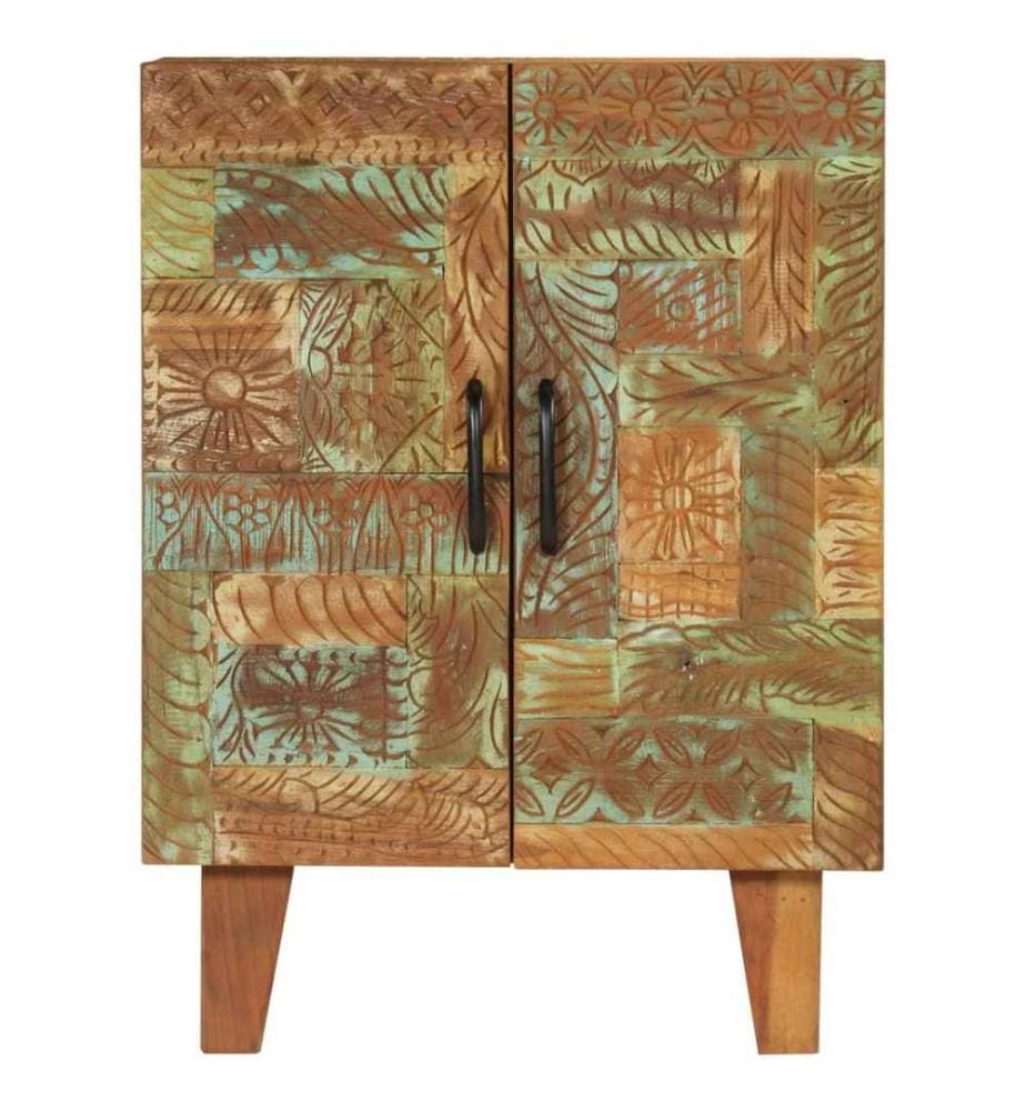 Sideboard Handgeschnitzt 55x30x75 cm Altholz Massiv