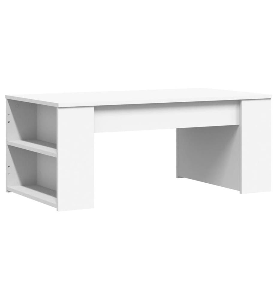 Couchtisch Weiss 102x55x42 cm Holzwerkstoff