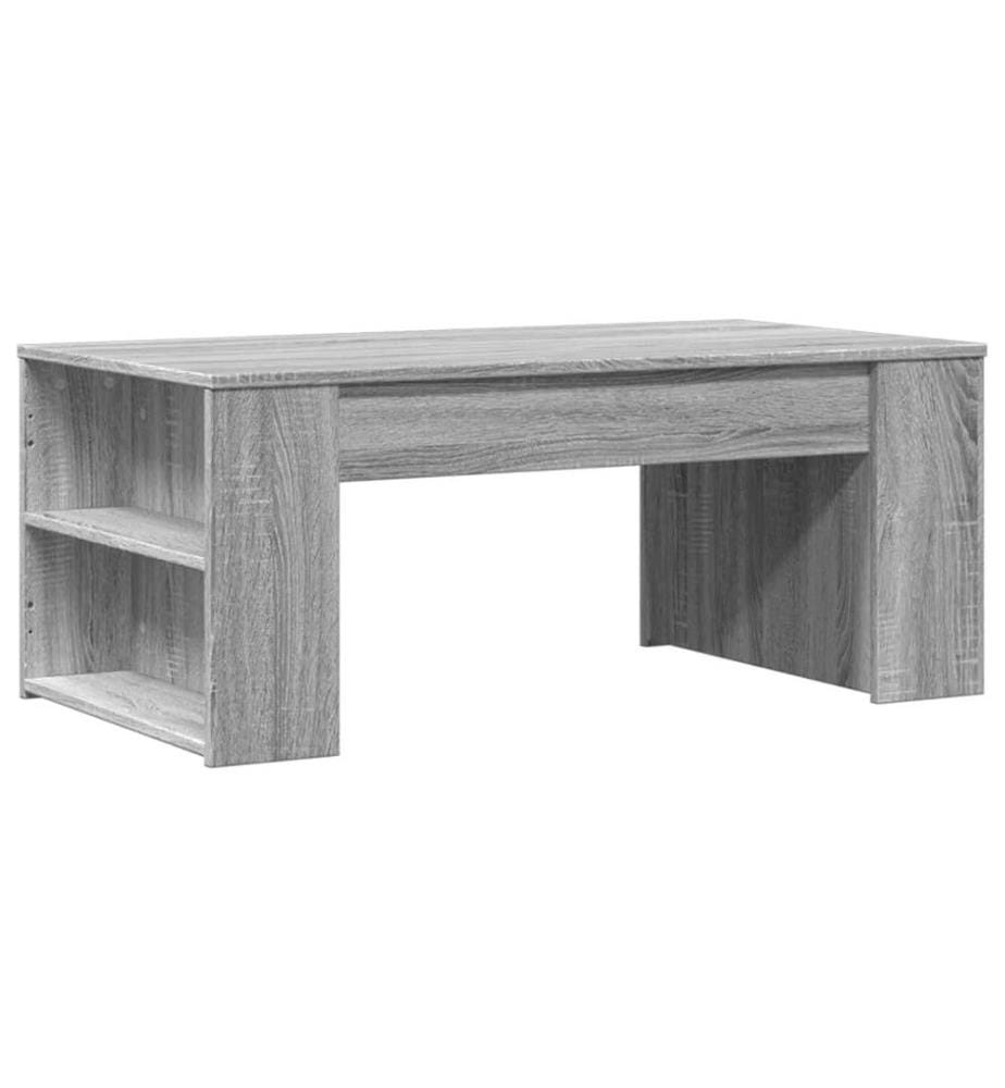 Couchtisch Grau Sonoma 102x55x42 cm Holzwerkstoff