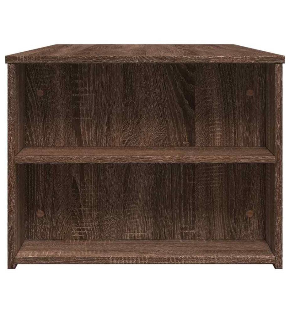 Couchtisch Braun Eichen-Optik 102x55x42 cm Holzwerkstoff