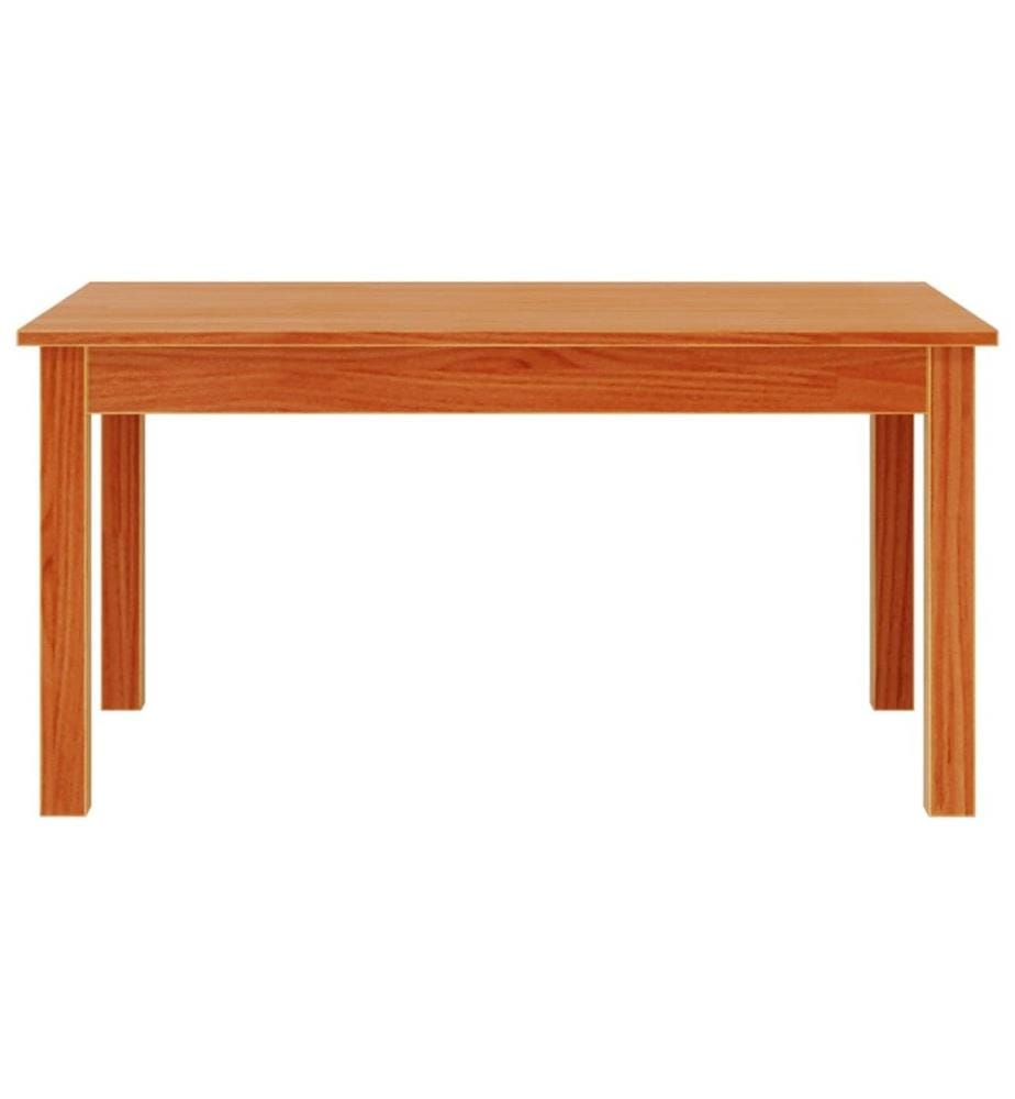 Couchtisch Wachsbraun 80x50x40 cm Massivholz Kiefer