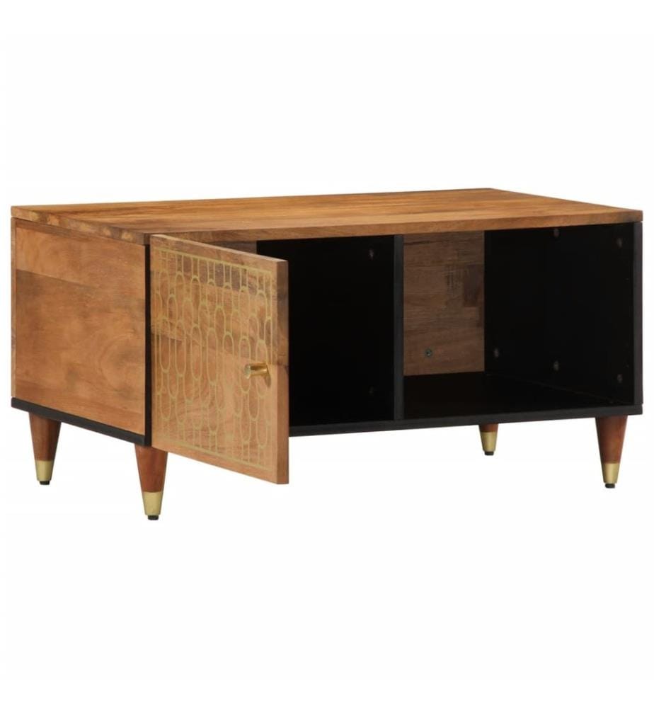 Couchtisch 80x50x40 cm Massivholz Mango