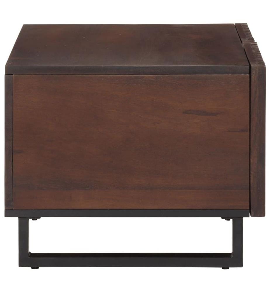 Couchtisch Braun 80x51x40 cm Massivholz Mango