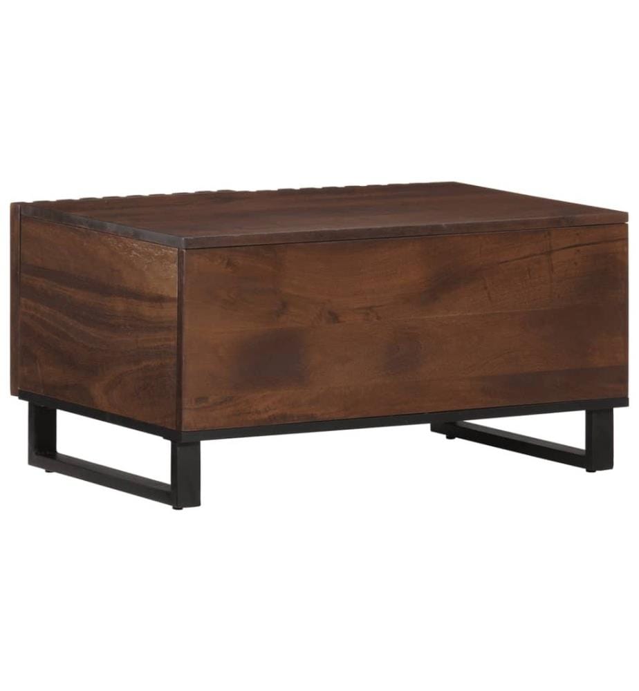 Couchtisch Braun 80x51x40 cm Massivholz Mango