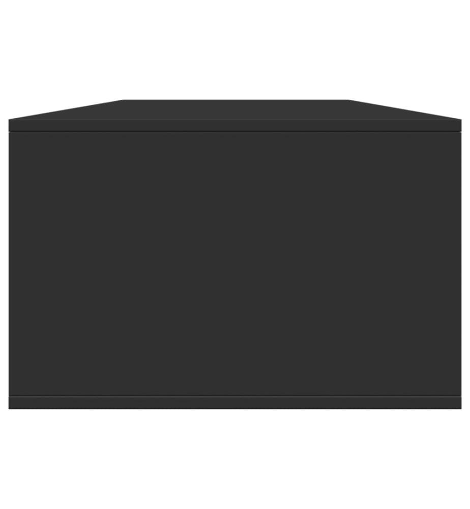 Table basse noir 102x55x35 cm bois d'ingénierie