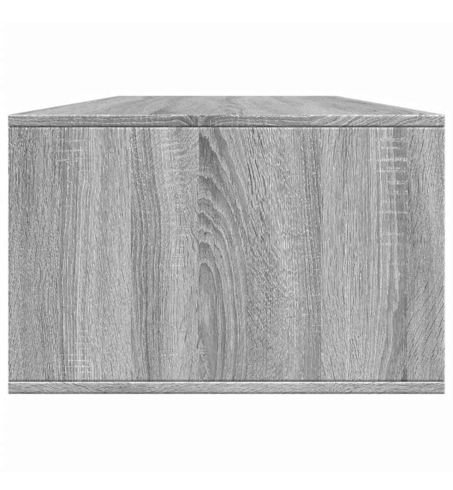Table basse sonoma gris 102x55x35 cm bois d'ingénierie
