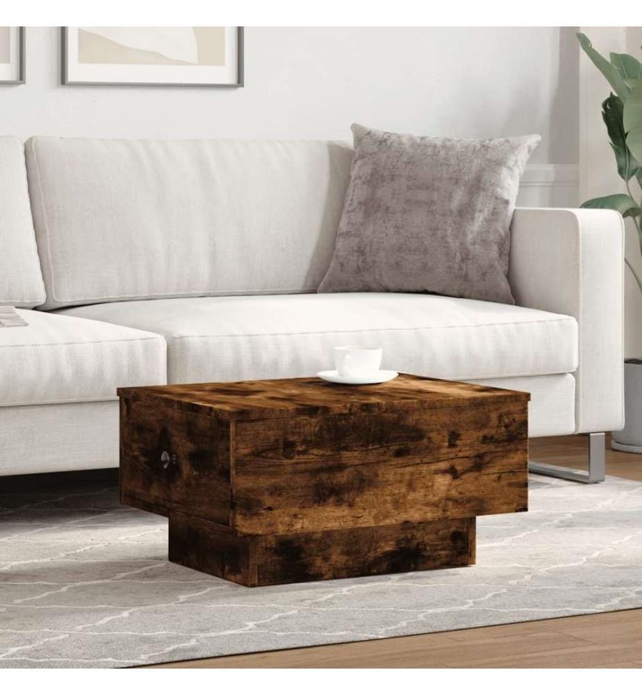 Couchtisch Räuchereiche 60x45x31 cm Holzwerkstoff
