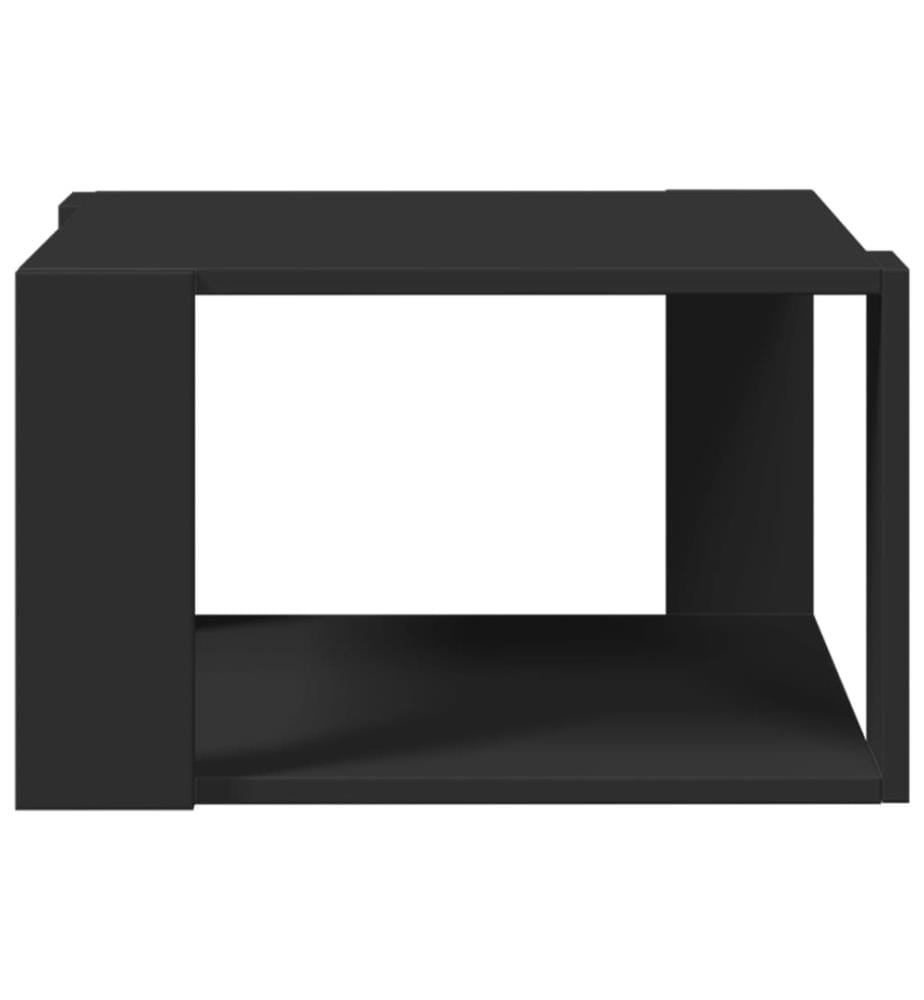 Couchtisch Schwarz 51,5x51,5x30 cm Holzwerkstoff
