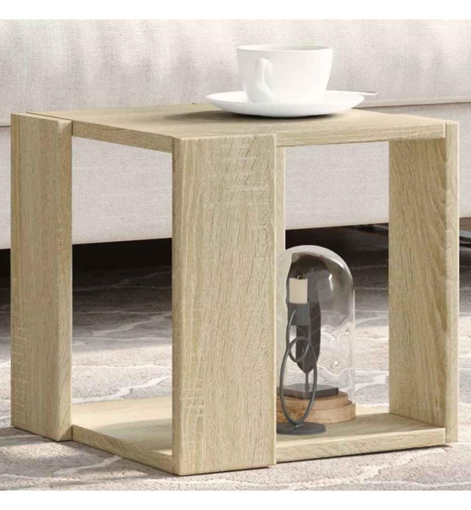 Couchtisch Sonoma-Eiche 32x32x30 cm Holzwerkstoff