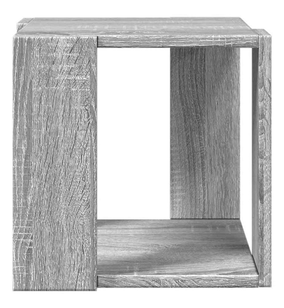 Couchtisch Grau Sonoma-Eiche 32x32x30 cm Holzwerkstoff