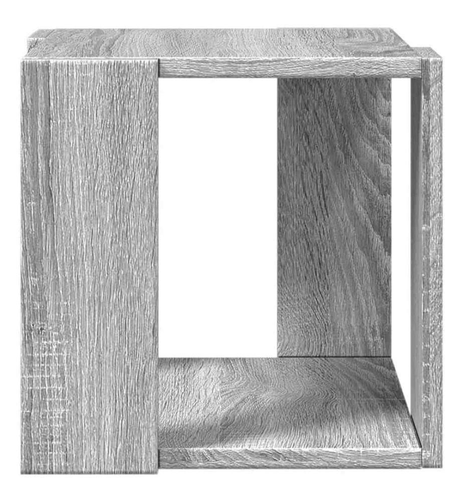 Couchtisch Grau Sonoma-Eiche 32x32x30 cm Holzwerkstoff