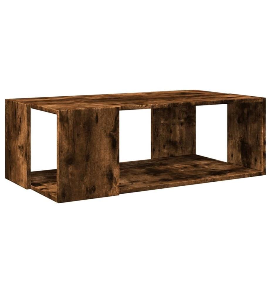 Couchtisch Räuchereiche 89,5x48x30 cm Holzwerkstoff