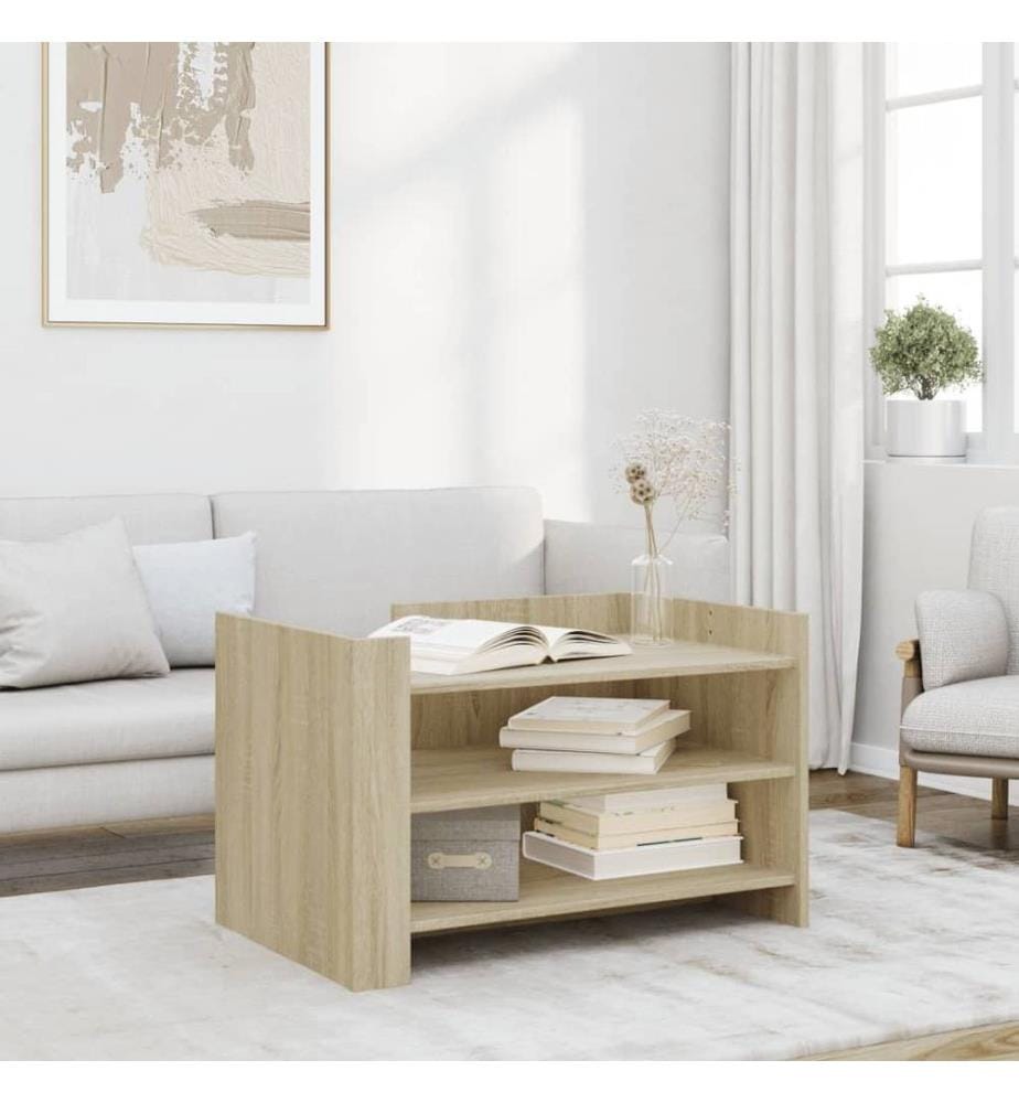 Couchtisch Sonoma-Eiche 80x50x50 cm Holzwerkstoff