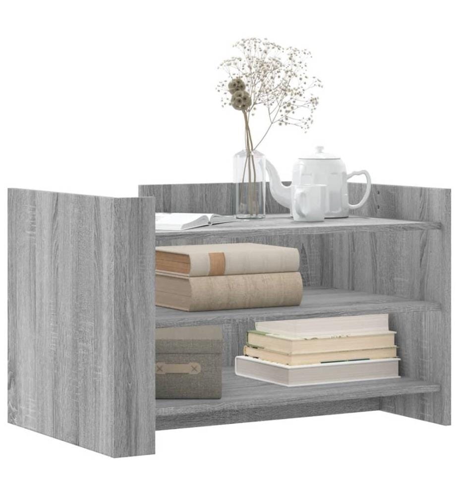 Couchtisch Grau Sonoma 80x50x50 cm Holzwerkstoff