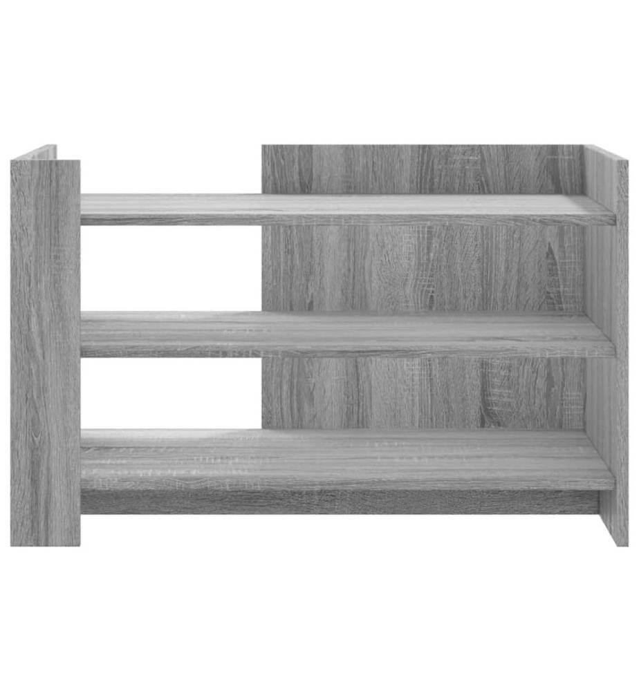 Couchtisch Grau Sonoma 80x50x50 cm Holzwerkstoff