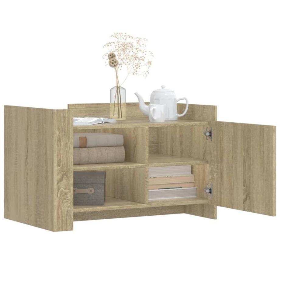 Couchtisch Sonoma-Eiche 80x50x50 cm Holzwerkstoff