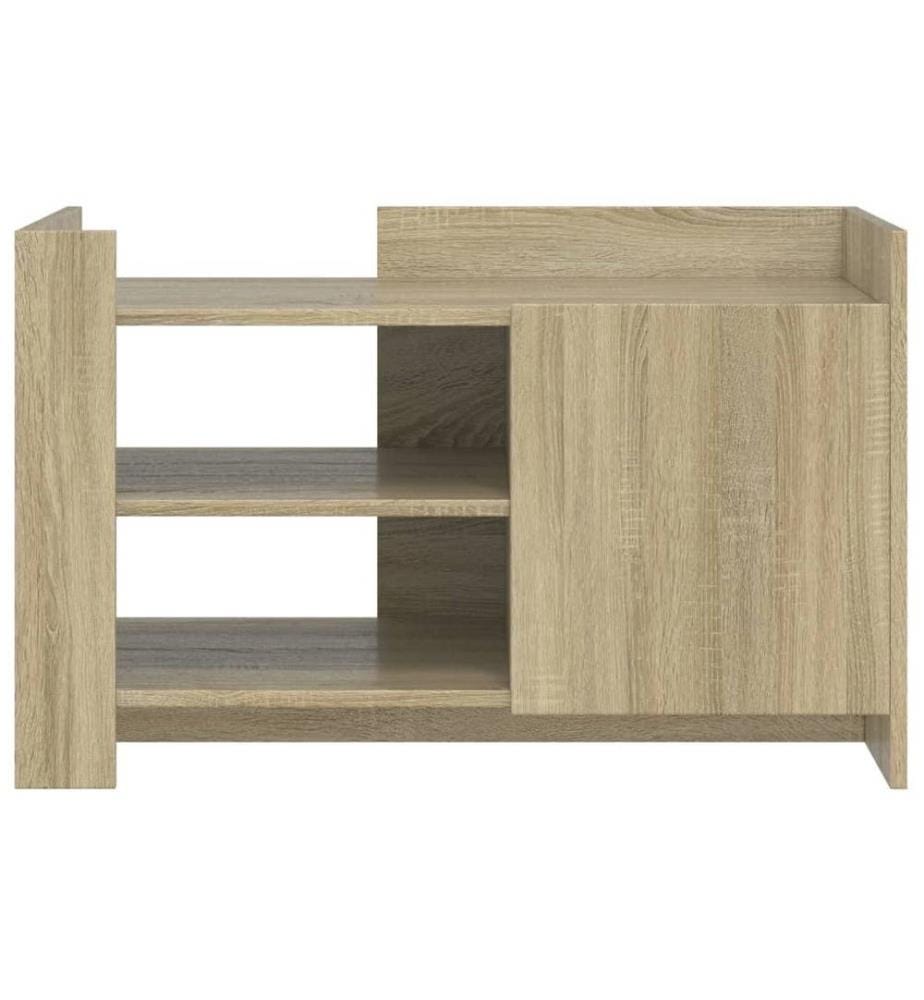 Couchtisch Sonoma-Eiche 80x50x50 cm Holzwerkstoff