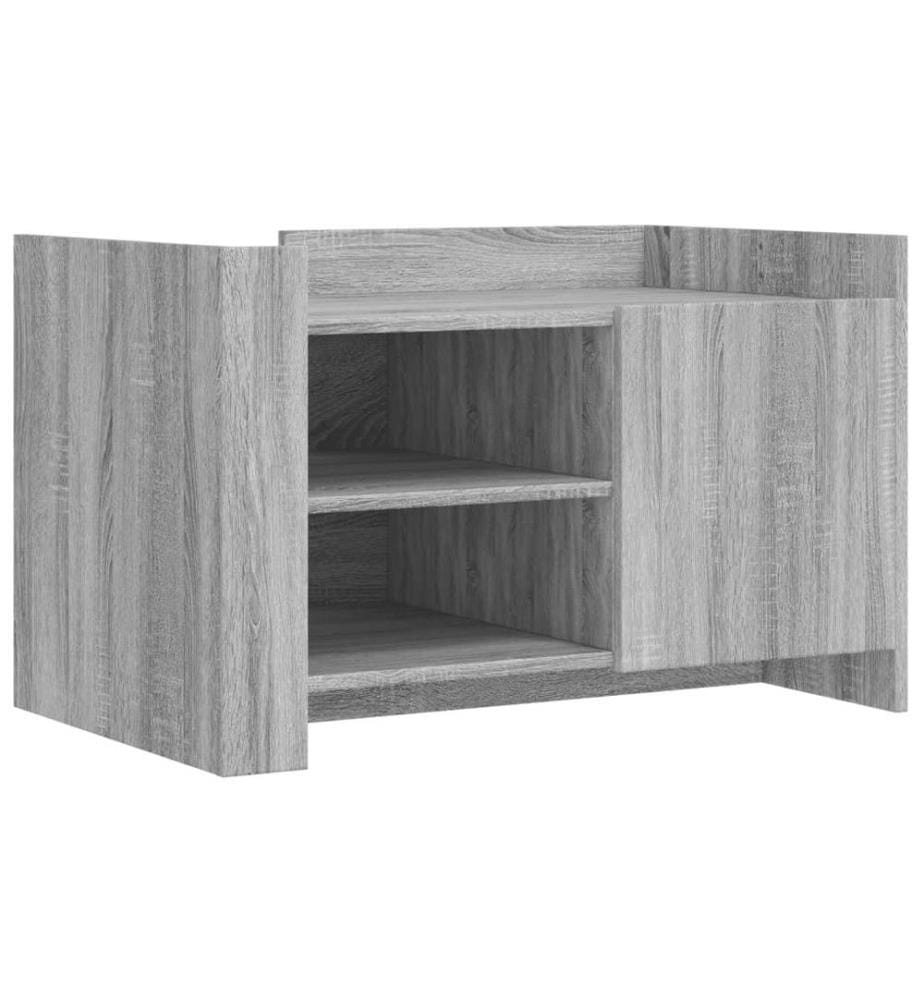 Couchtisch Grau Sonoma 80x50x50 cm Holzwerkstoff