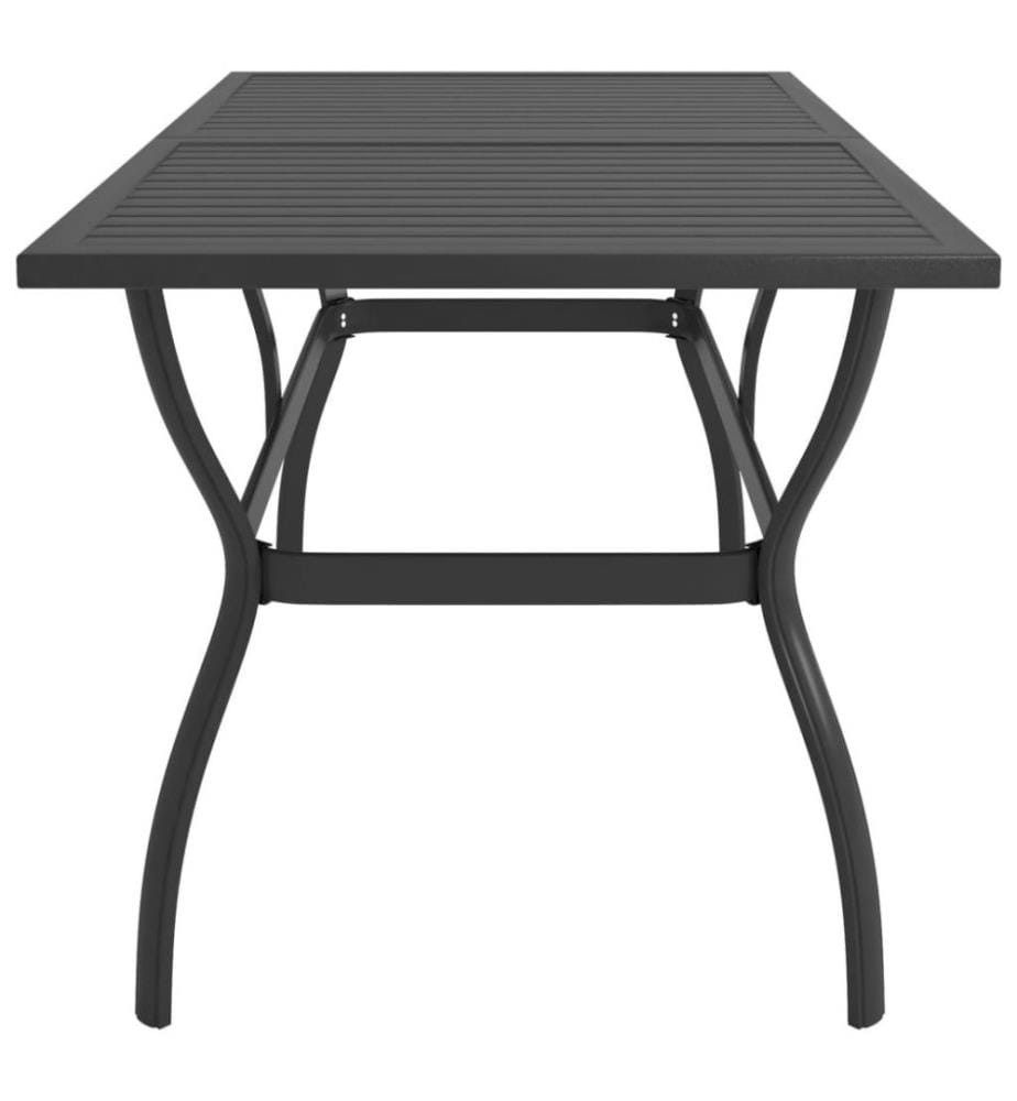 Ensemble à dîner de jardin 5 pcs Textilène et acier