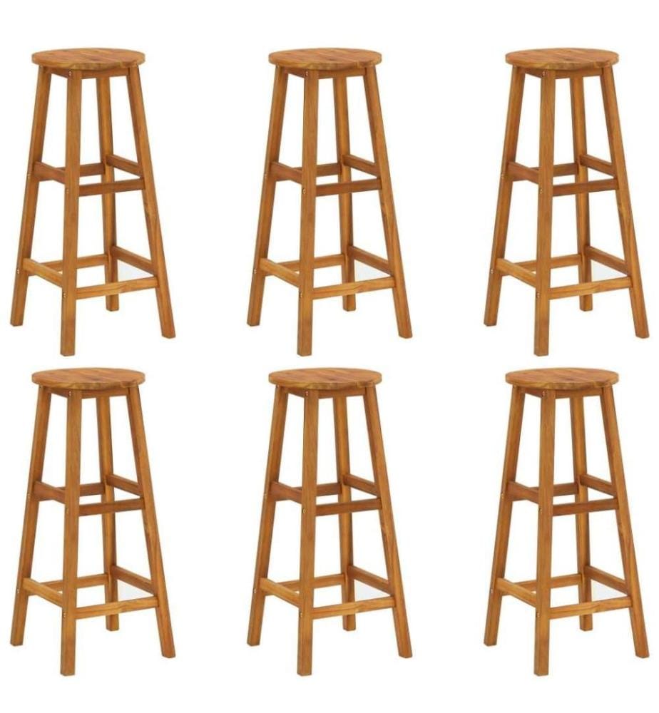 Ensemble de salle à manger de jardin 7 pcs Bois d'acacia solide