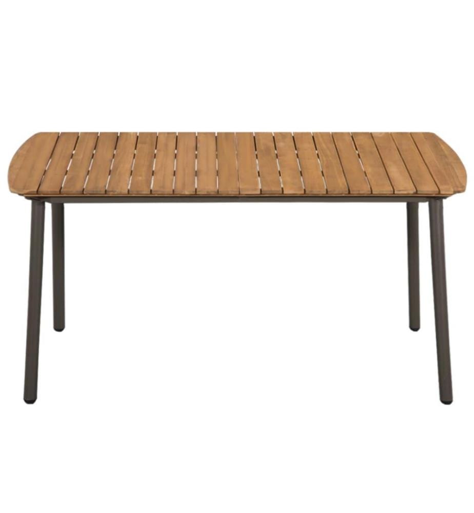 5-tlg. Garten-Essgruppe Poly Rattan Anthrazit