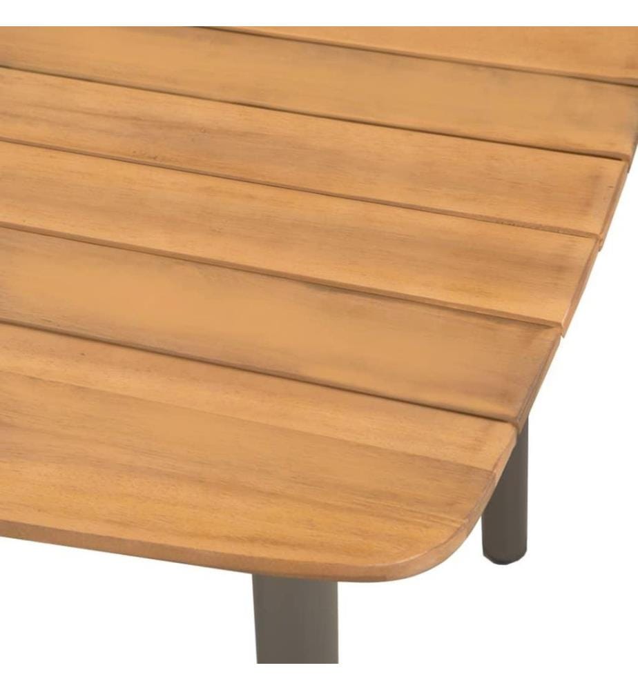 5-tlg. Garten-Essgruppe Poly Rattan Anthrazit